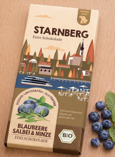 Starnberg Souvenir: Bio Schokoladen Geschenk