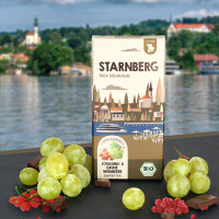 Starnberg Kir Royal Johannis- und Weinbeer Schokolade.  Bio &amp; Fair trade