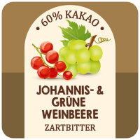 Starnberg Kir Royal Johannis- und Weinbeer Schokolade.  Bio &amp; Fair trade