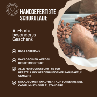 Mandel & Vanille, Biomarke: bean to bar