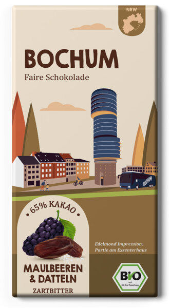 Bochum fairtrade Stadtschokolade, Bio