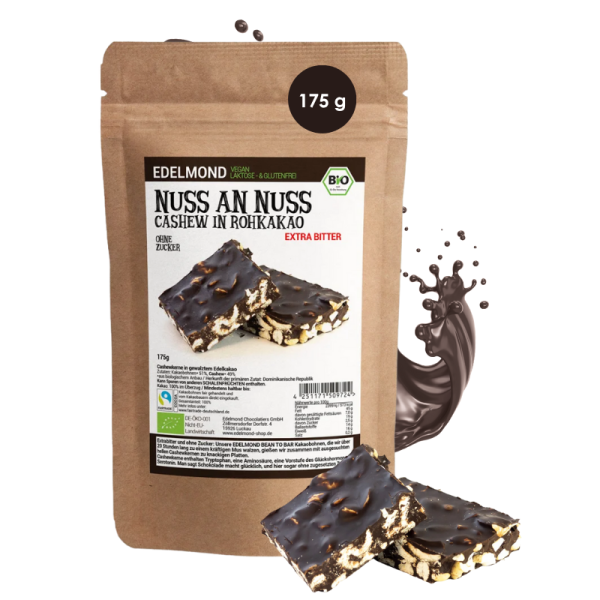 Cashew + Kakao Nussbruch, Bio/Fair/Vegan 175g