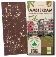 Hanf &amp; Dattel Amsterdam Schokolade, Bio &amp; Fair