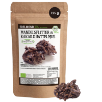 Mandelsplitter in Dattelkakao Bio 125g