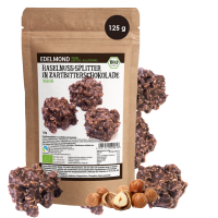Haselnuss-Splitter in Zartbitter-Schokolade Bio 125g