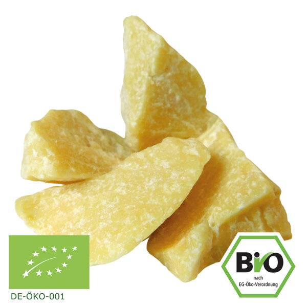 Kakaobutter Bio Stücke. Desodoriert sanft & seidig