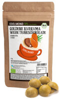 Wei&szlig;e Trinkschokolade Goldenes Kurkuma, Bio