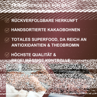 Frische Kakaonibs. ger&ouml;steter Edelkakao. Bio + Fair 750 g
