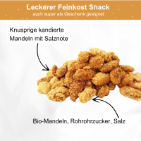 Mandeln - kandiert & gesalzen, Bio