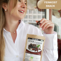 Rohe Dattel in 100% fairem Kakao