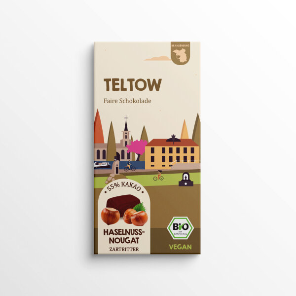 Teltow Berlin Schokolade, Bio & Fair 75g