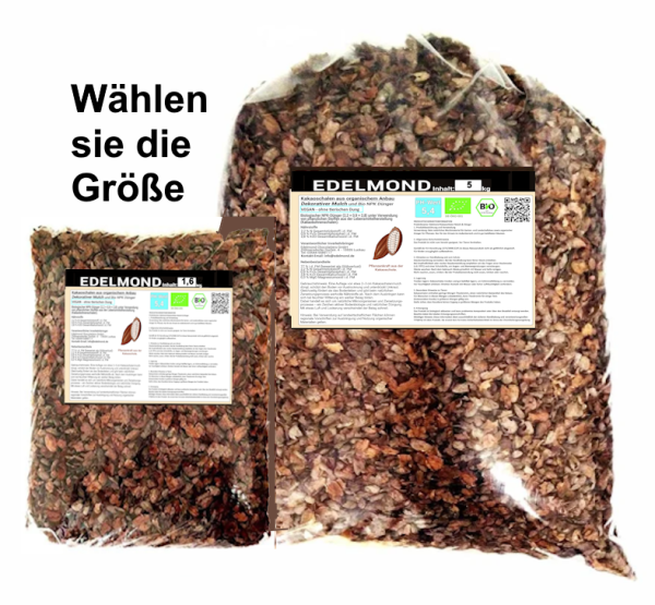 Kakaoschalen Mulch und Dünger 1,6 oder 5 kg