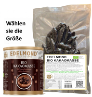 Kakaomasse aus Bio‑Edelkakao. Naturbelassen. 200 oder 750...