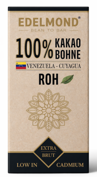 CUYAGUA Rohe 100% Bitter Schokolade aus Kleinstherkunft