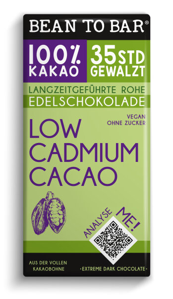 Low Cadmium 100% Kakao Bio Auswahl