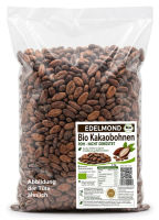 Kakaobohnen Roh mit Schale, 2 kg Vorrat
