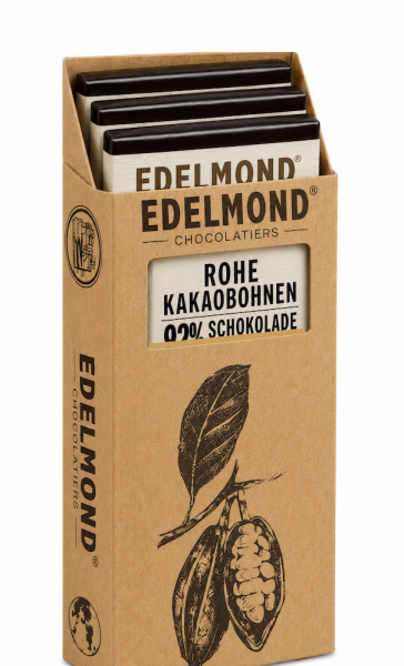3 Tafeln rohe 82% Schokolade Bio