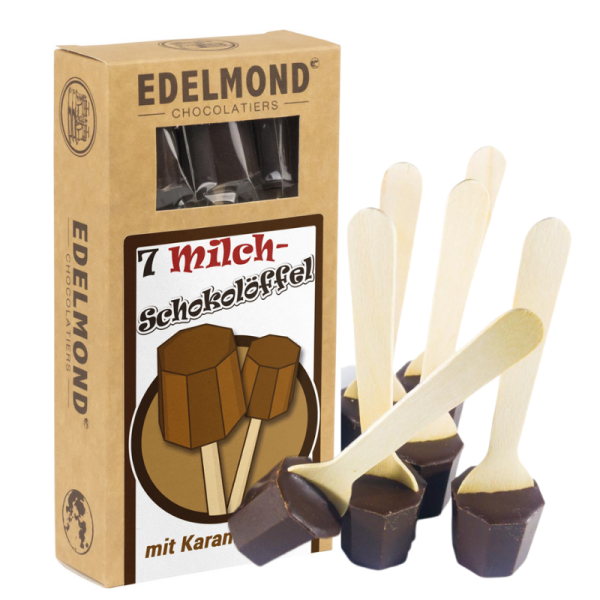 Schokolade am Löffel. 7 x Vollmilch Bio & Fair