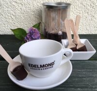 Schokolade am Löffel. 7 x Vollmilch Bio & Fair