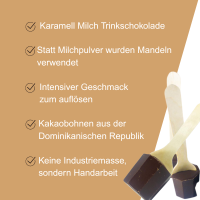 Schokolade am Löffel. 7 x Vollmilch Bio & Fair