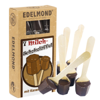 Schokolade am Löffel. 7 x Vollmilch Bio & Fair