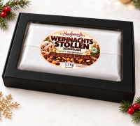 Weihnachts-Stollen-Schokolade mit Marzipan
