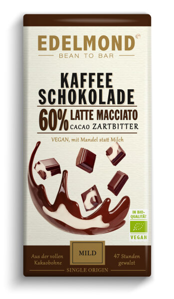 Latte Macchiato Kaffee Edelschokolade, Bio & Fair