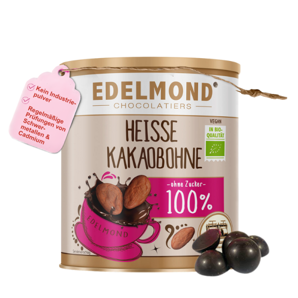 Trinkschokolade 100% Kakaobohne. Bio Drops