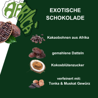Gabun 80% Low Cadmium: Rustikaler Afrika Kakao