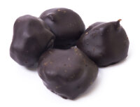 Pflaumen in Dattelschokolade, Bio + Fair