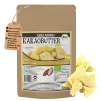 Kakaobutter Bio Stücke, desodoriert (450g)