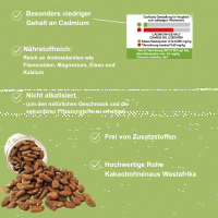 LOW CADMIUM Kakaobohnen geröstet 900g