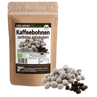 Schokolierte Kaffeebohnen, zartbitter, Bio - 200g