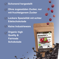 Weinbeeren in Dattelkakao, Bio 150 g