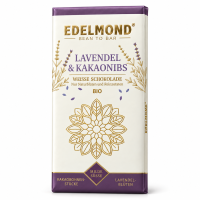 Lavendel & Nibs, weiße Schokolade, Bio