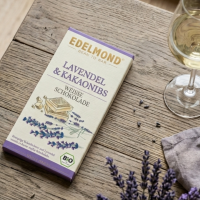Lavendel & Nibs, weiße Schokolade, Bio