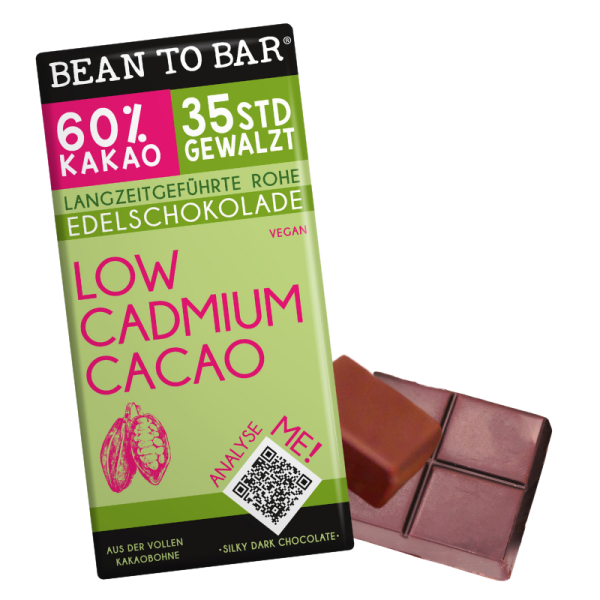 Low Cadmium Zartbitter 60 Schokolade 75g