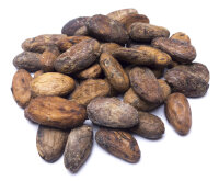 Kakaobohnen unfermentiert, sonnengetrocknet