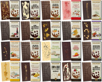"Weltreise" 20 Schokoladen Tafeln, Bio
