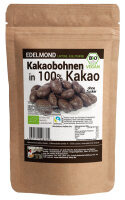 Kakaobohnen in 100% Kakao Bio ohne Zucker 90g
