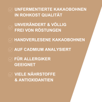 Unfermentierte Kakaobohnen Brasilien 450g