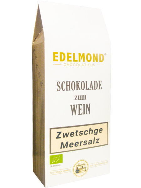 Schokolade zum Wein - Zwetschge & Meersalz, Bio