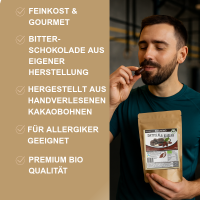 Bio Rohkost Dattel in 100% Schokolade Vegan 175 g