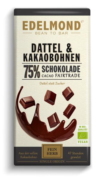 75% Dattel-Edelschokolade, Bio Fair