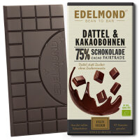 75% Dattel-Edelschokolade, Bio Fair
